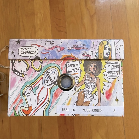 JEFFREY CAMPBELL Crystal Cadeau Heels - Women’s Size 8 - NEW IN BOX - Picture 4 of 6